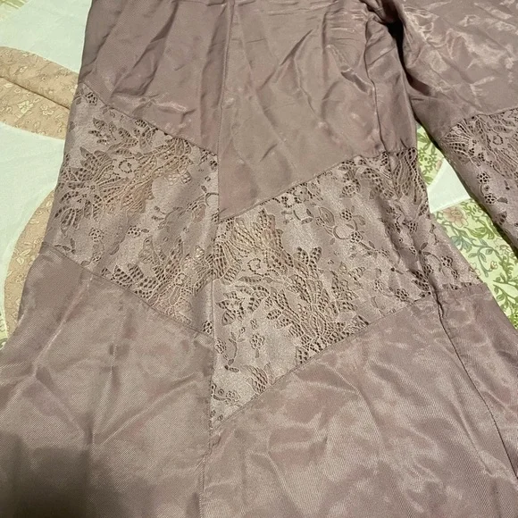 Anthropologie Mauve Sikly Plazo Pants SIZE 2. LIKE NEW - Picture 3 of 5